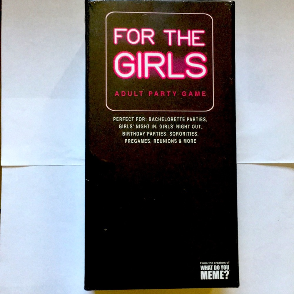 For The Girls Adult Party Game by What do you meme - Brand new